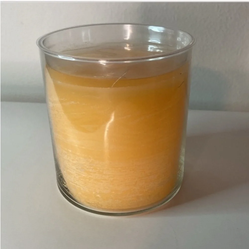 Partylite Glolite Juicy Clementine 2 Wick Candle Jar G26360 New In box